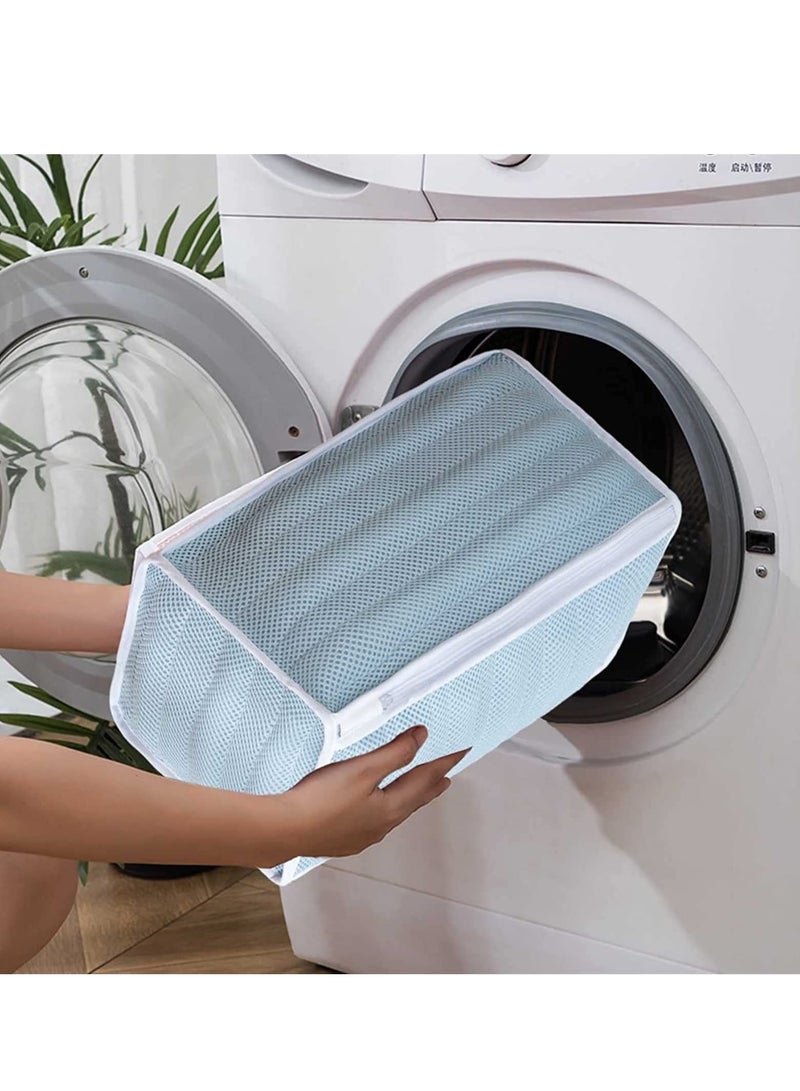 Shoe Washing Bag, Anti-Deformation Care Creative Home with Zipper and Protector Washing Shoe Bag, Guard Shoe net Cover for Clean Sneakers, Slippers, Bra, Travel