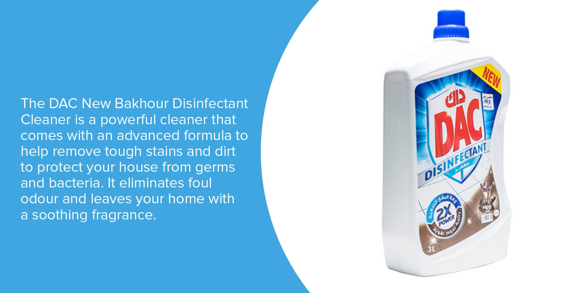 DAC Bakhour Disinfectant, 3 Liter