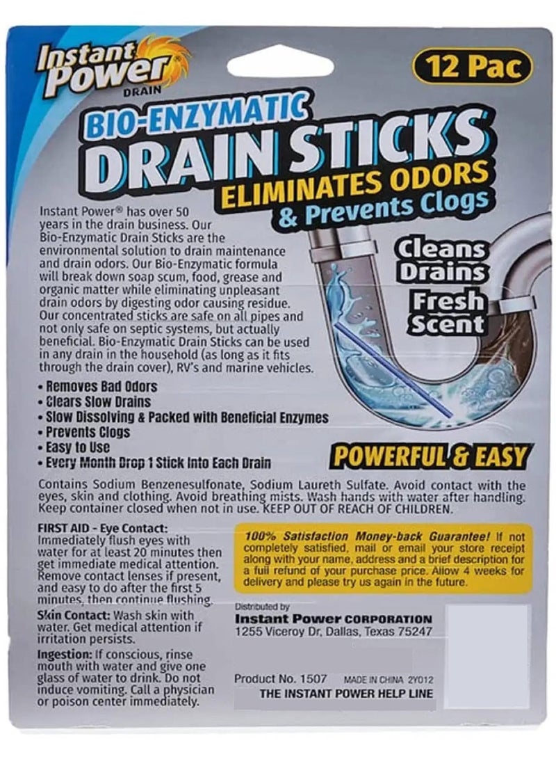 Enzymatic Drain Opener Stick Pack