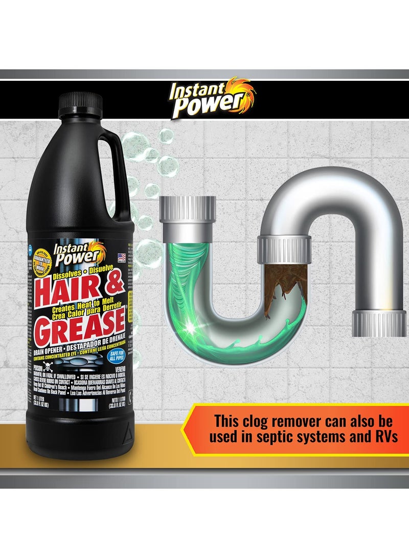 Hair & Grease Drain Opener 1 L