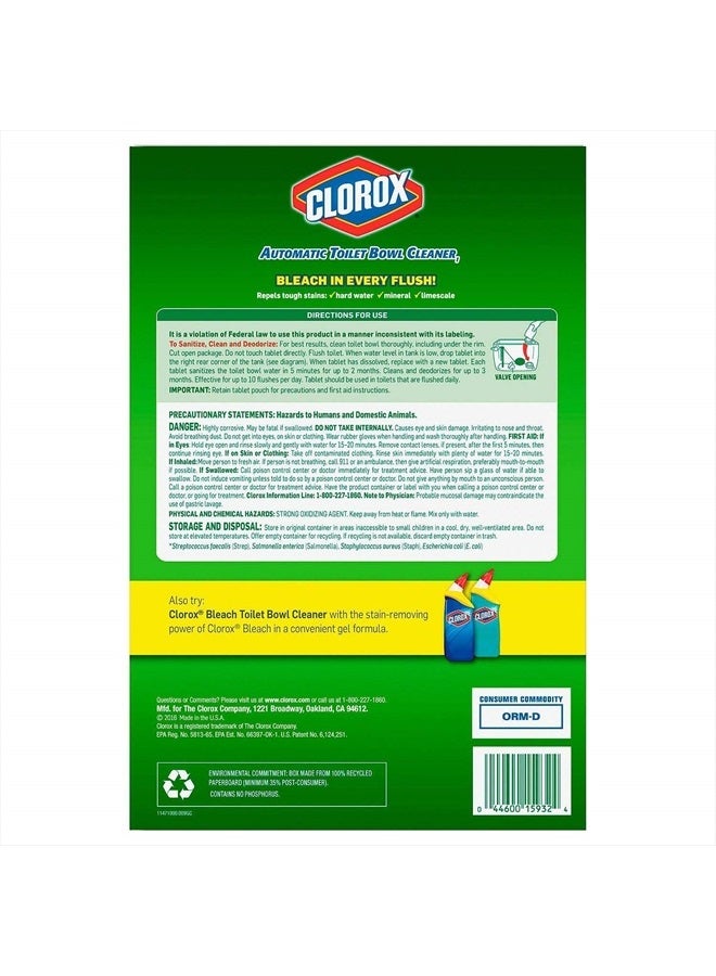 Clorox Automatic Toilet Bowl Cleaner Tablet - 6 Count