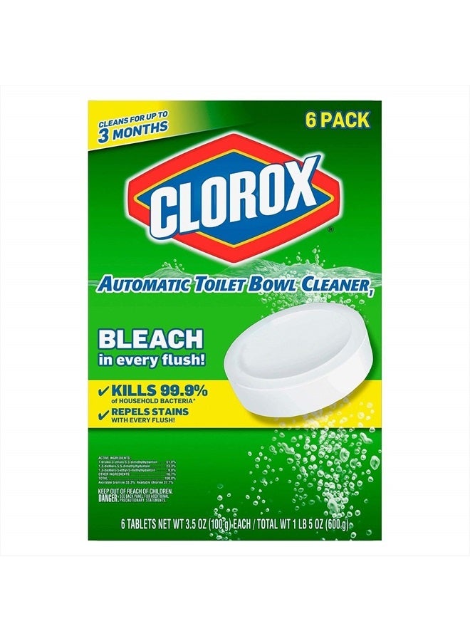 Clorox Automatic Toilet Bowl Cleaner Tablet - 6 Count