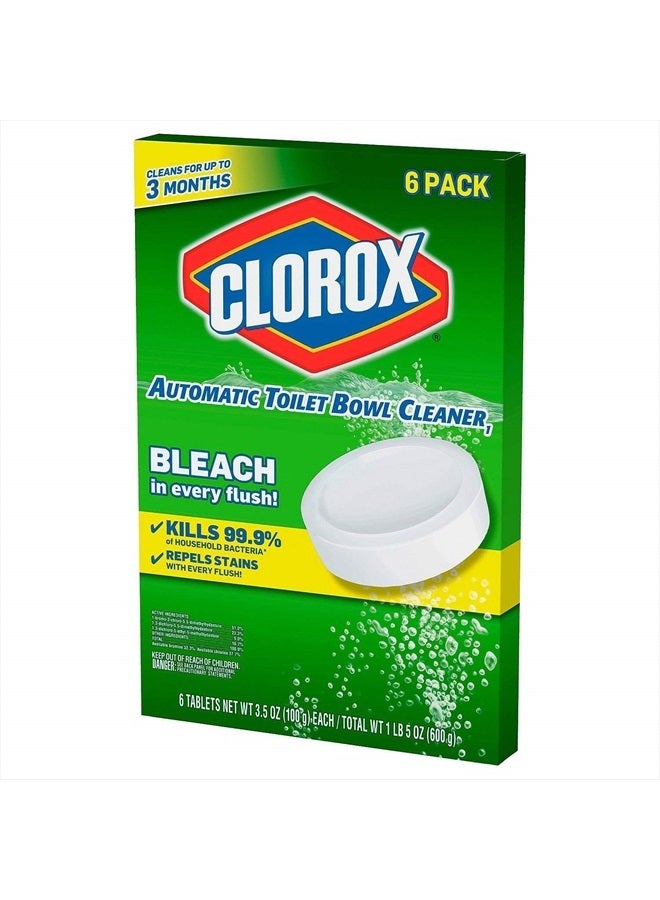 Clorox Automatic Toilet Bowl Cleaner Tablet - 6 Count