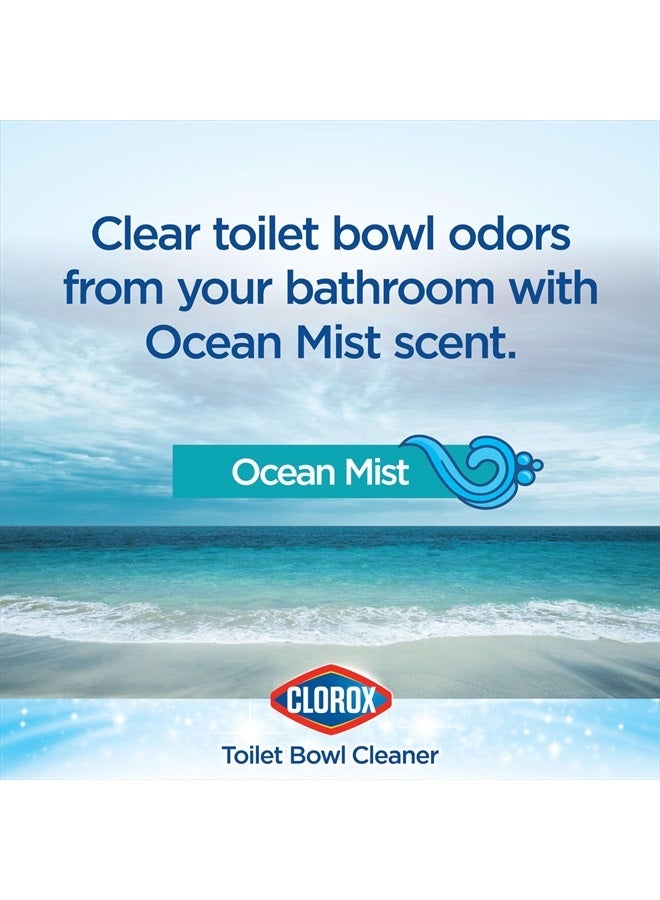 Toilet Bowl Cleaner, Clinging Bleach Gel, Ocean Mist - 24 Ounces, Pack of 2
