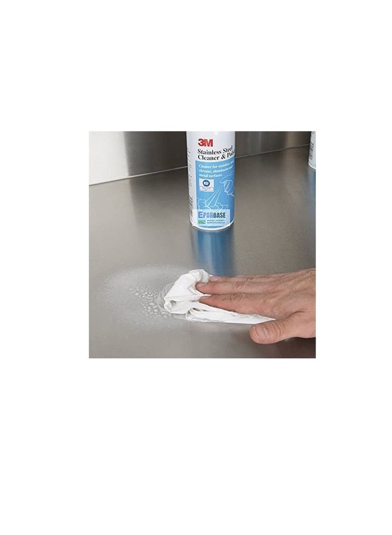 3M STAINLESS STEEL CLEANER & POLISH  600ML