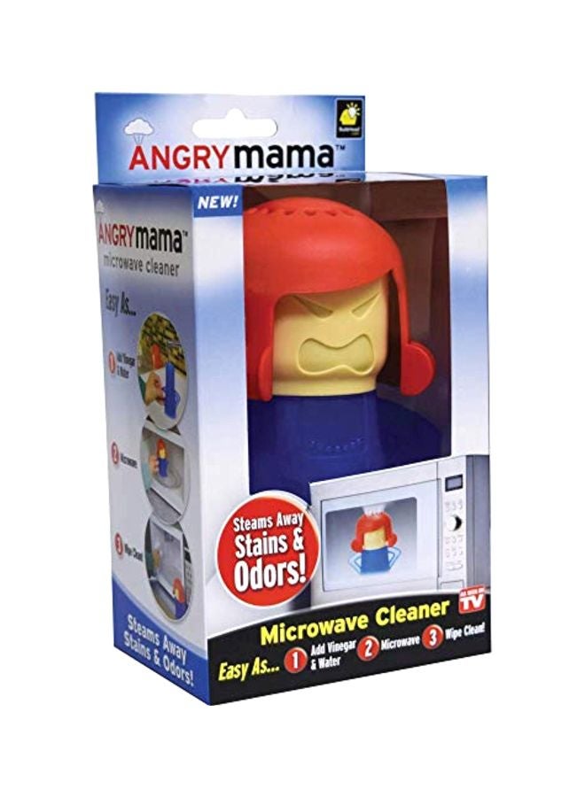 Microwave Cleaner Blue/Red/Beige 5.6x4.5inch