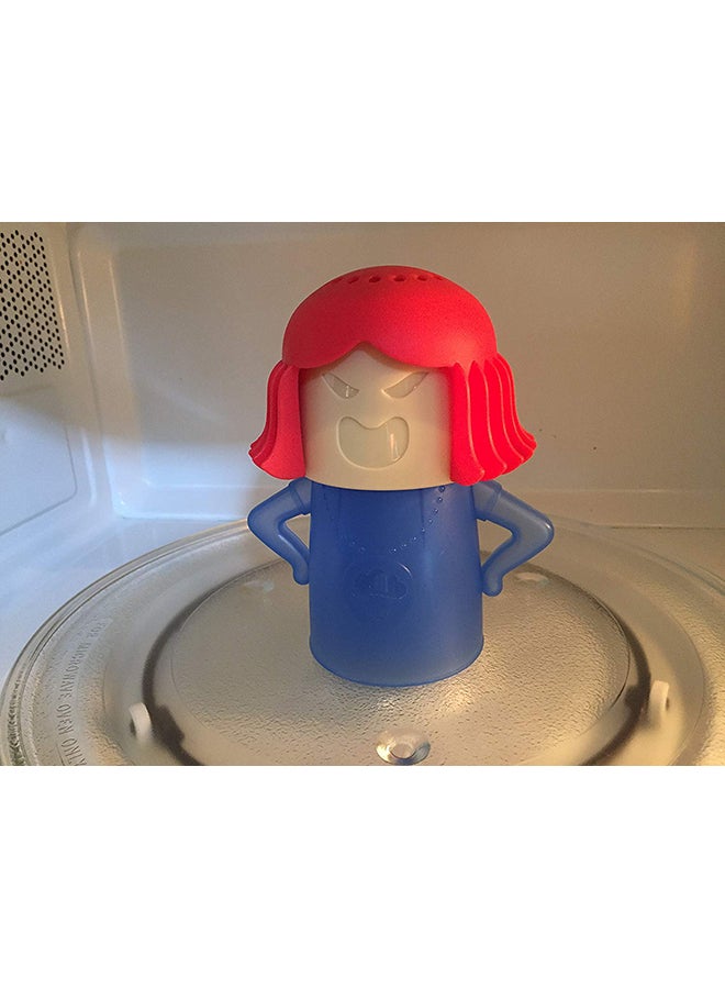 Angry Mama Microwave Cleaner Red/Beige/Blue