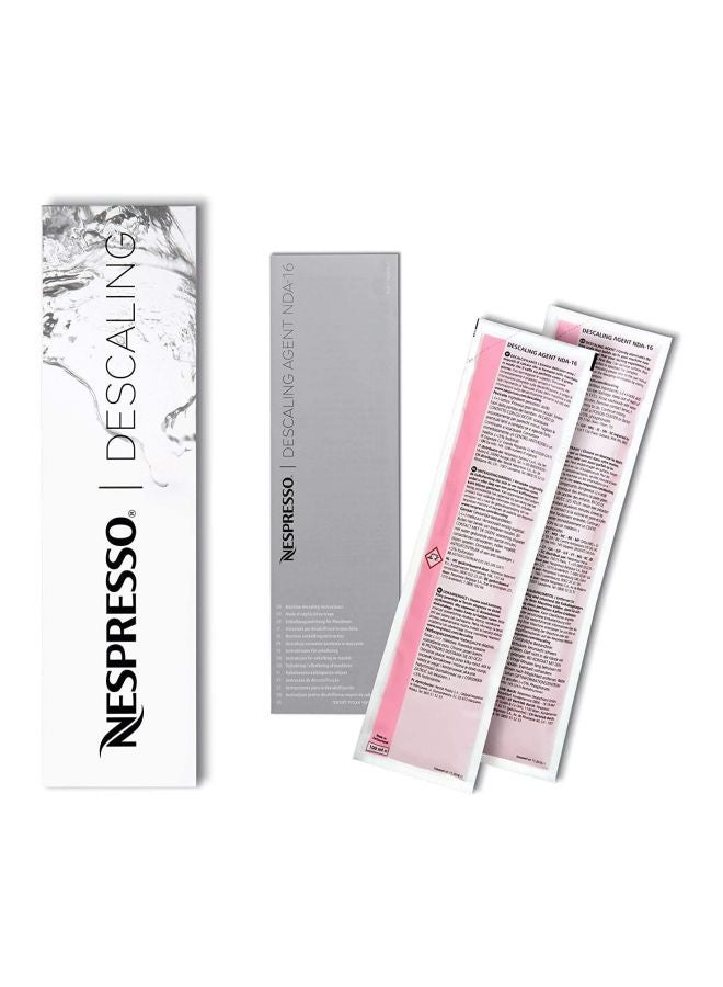 2-Piece Nespresso Descaling Solution White/Black 100ml