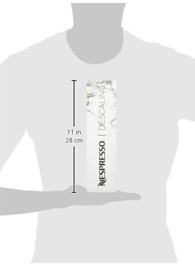 2-Piece Nespresso Descaling Solution White/Black 100ml