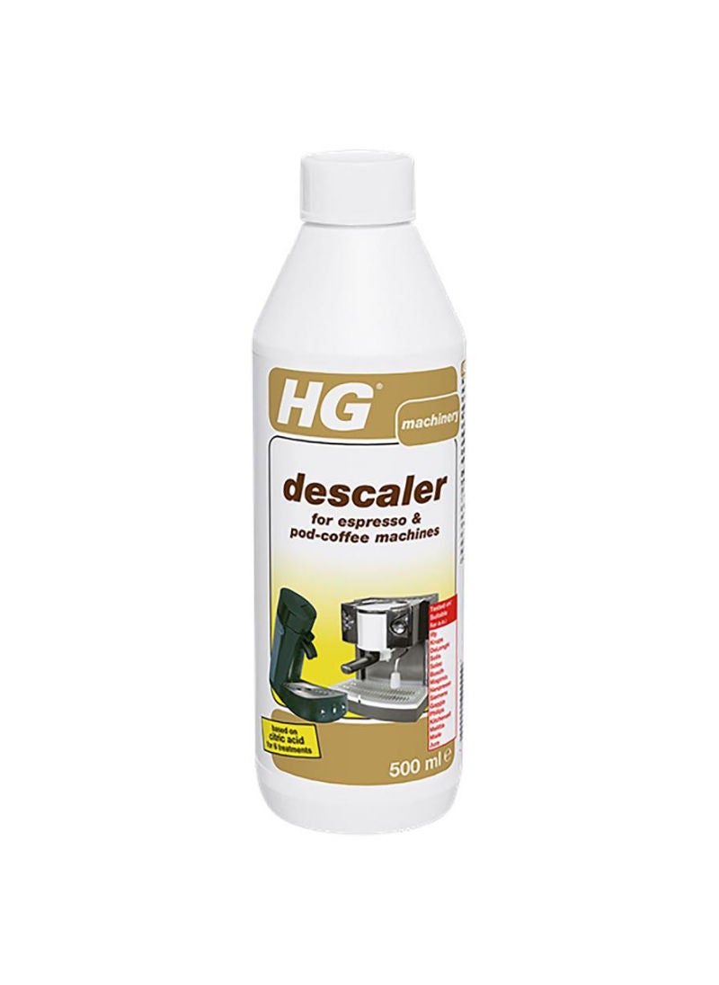 Hg Descaler For Espresso And Pod Coffee Machine 500ml