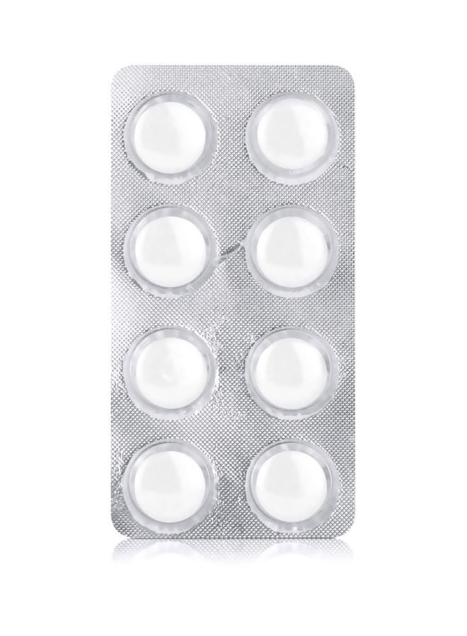 8-Piece Espresso Coffee Machine Cleaning Descaler Tablet Set White ‎8x1.5grams