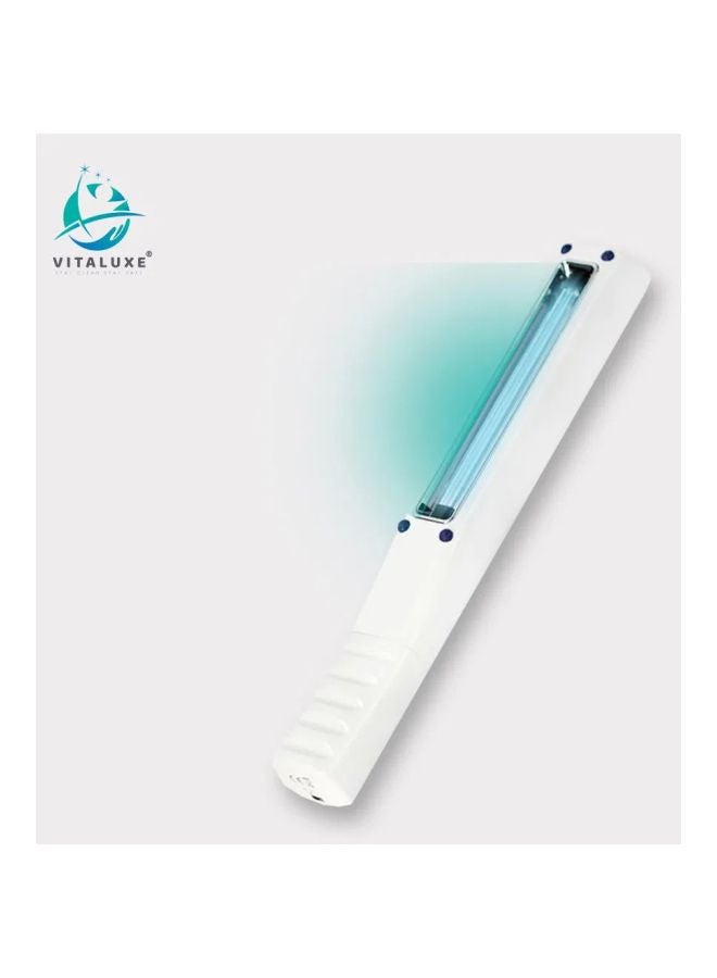 Portable Ultraviolet Disinfector UV-C Sanitizer and Sterilizer Lamp Wand Shape White