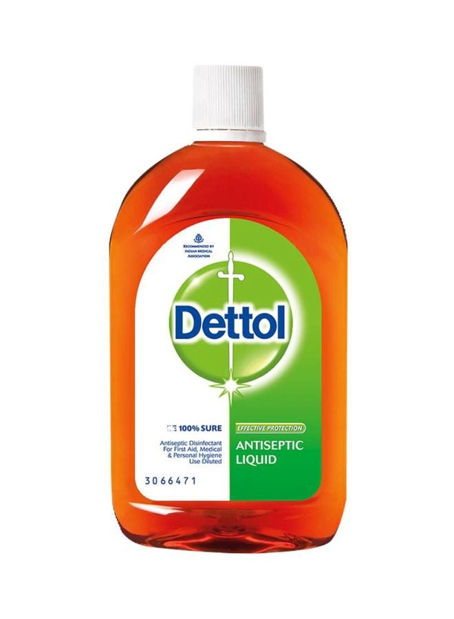 12-Piece Antiseptic Disinfectant Liquid Brown 12 x 1Liters