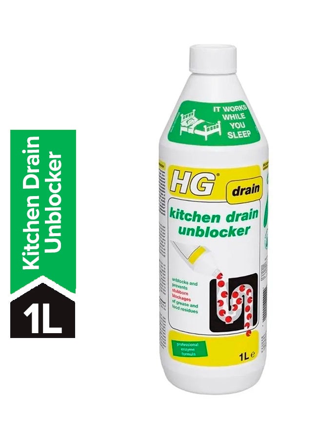 Kitchen Drain Unblocker White 1Liters