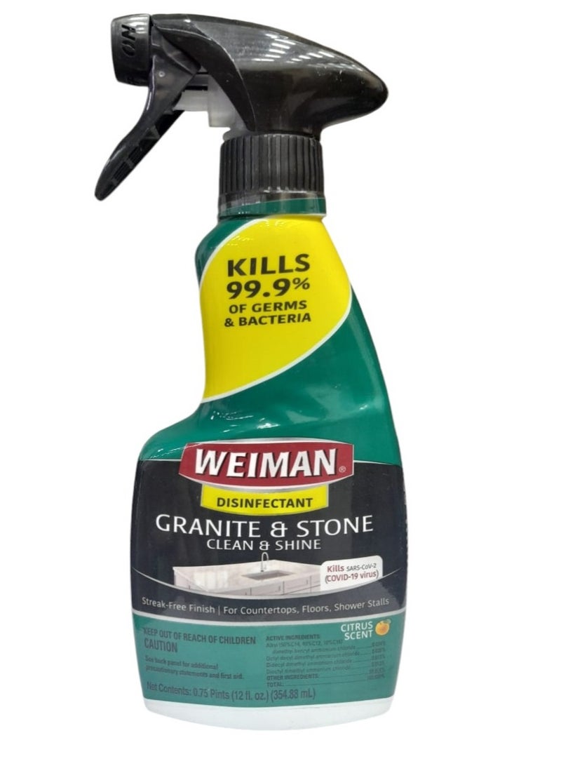 Disinfectant Granite & Stone Clean and Shine 12 Fl Oz