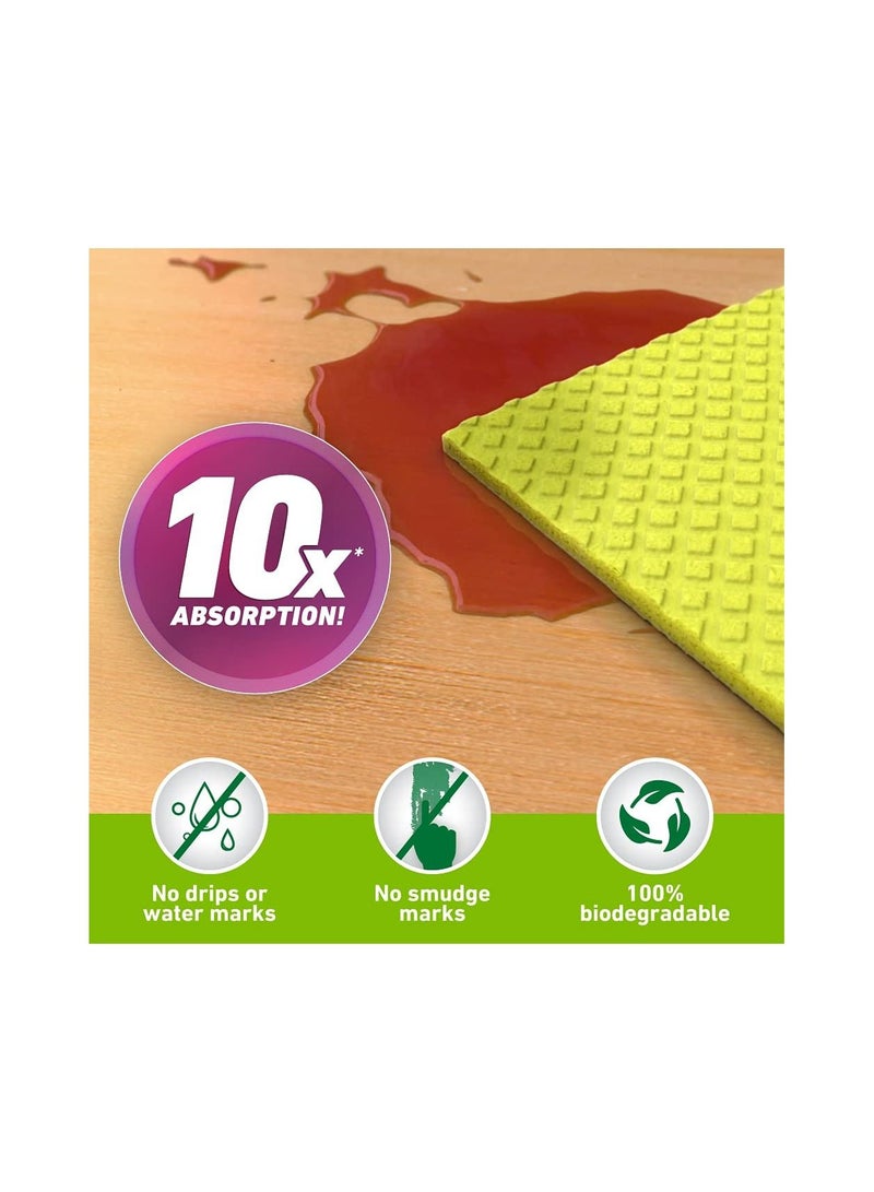 Scotch Brite Sponge Wipe reusable superior quality kitchen cleaning sponge-Trusted performance Easy to use Low maintenance multi surface safe
