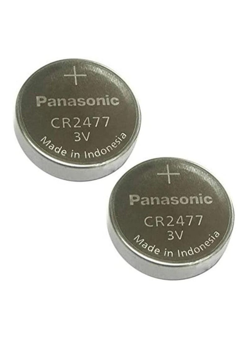 2-Pieces Panasonic CR2477 Lithium 3V Indonesia Batteries