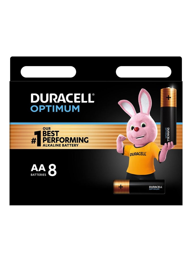 Duracell Optimum AA Batteries - Pack of 8