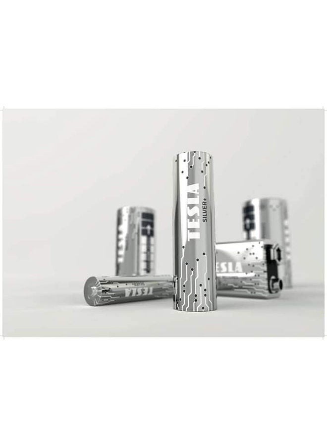 AA Battery Silver+ Alkaline - Plus Extra Energy Shrink Foil LR6/1.5V Pack of 24