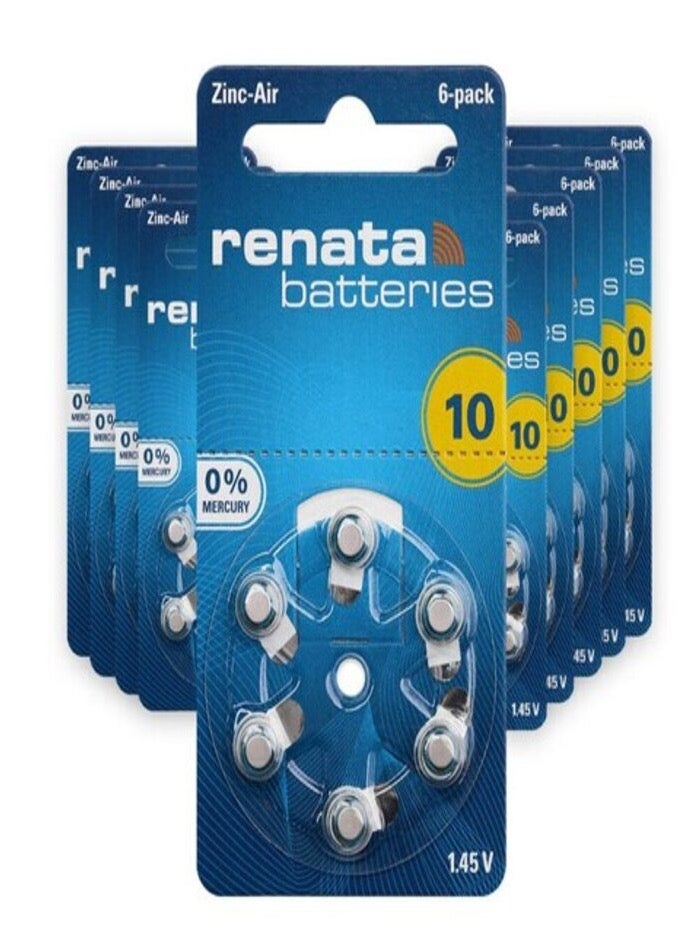 Renata ZA Hearing Aid Battery Size 10