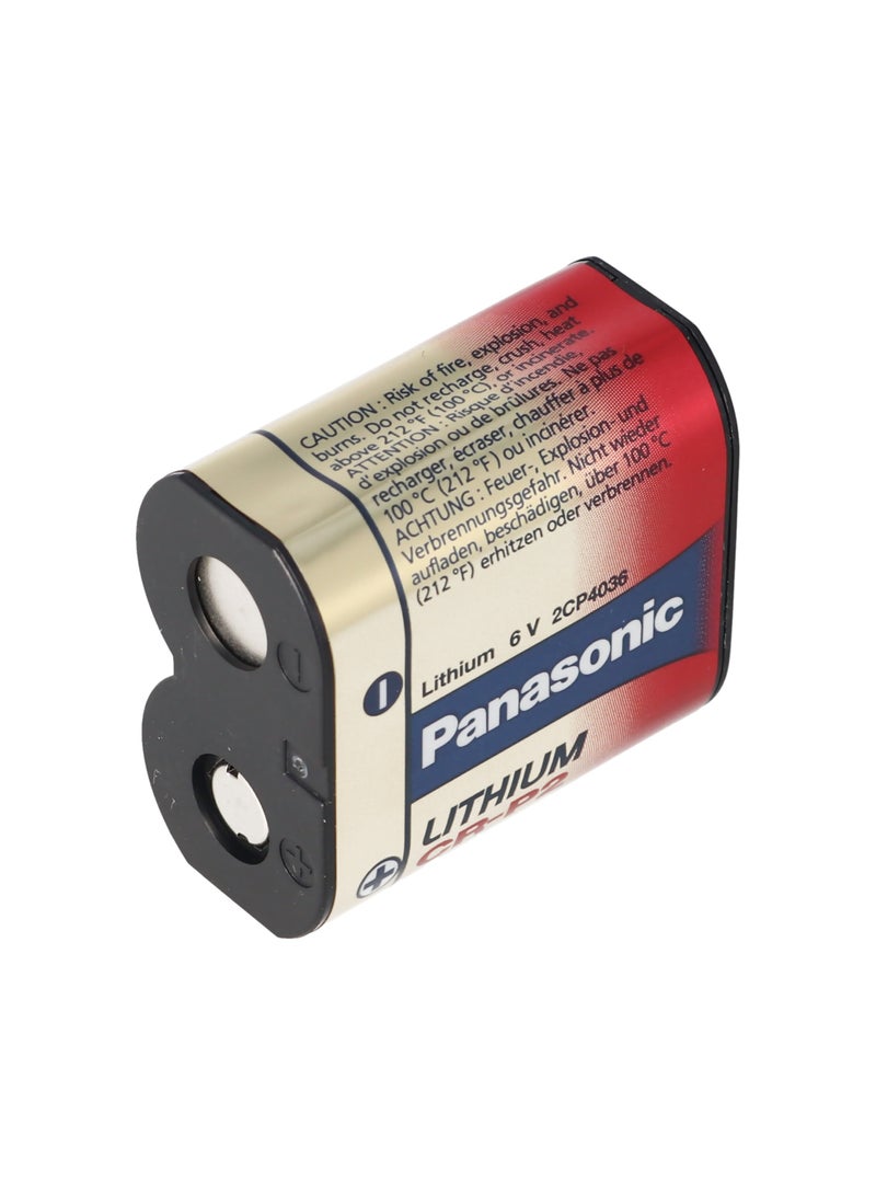 Panasonic CR-P2 Lithium 6V Batteries - 2 Pieces