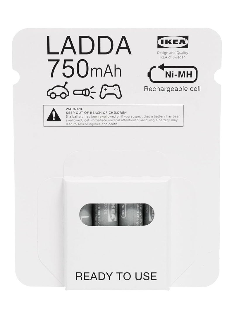 Ladda Rechargeable Battery 750mAh