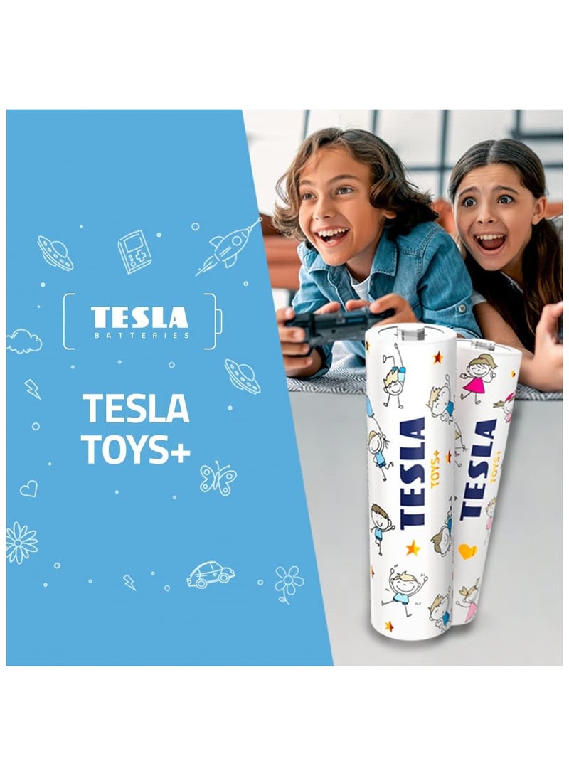 AA Battery For Kids Girls Toys+ Alkaline 4 Pcs Pack