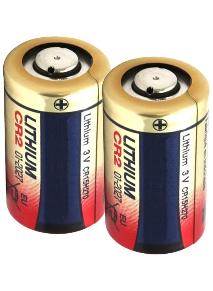 2-Pieces Panasonic CR2 Lithium 3V Batteries