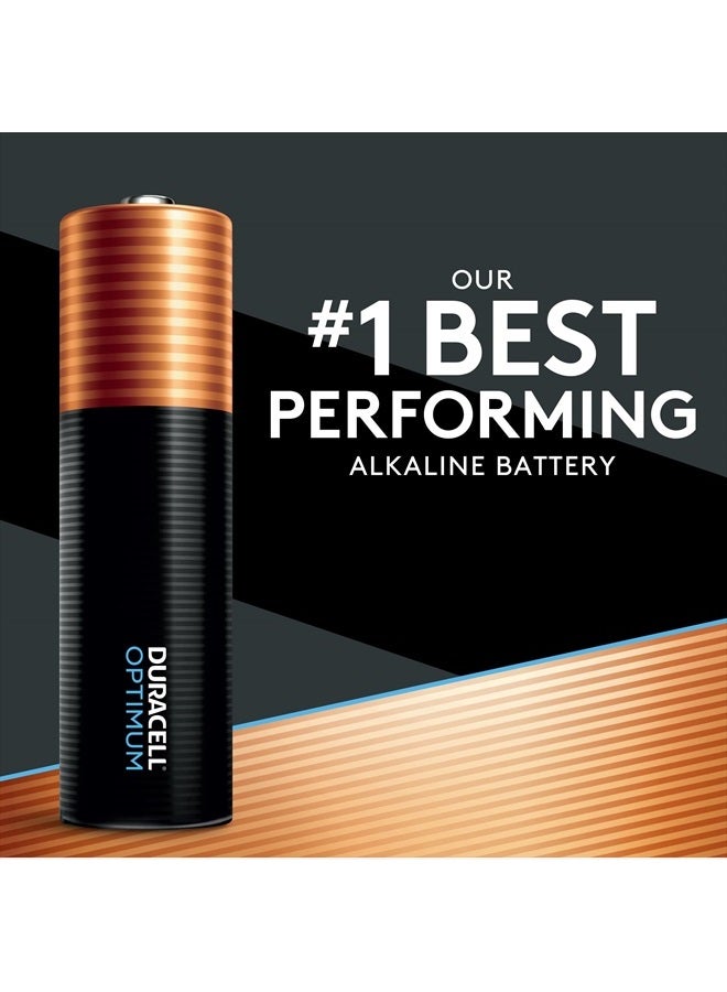 Duracell Optimum AAA Batteries, 24 Count Pack Triple A Battery with Power Boost Ingredients, Long-Lasting Power Alkaline AAA Battery for Household (Ecommerce Packaging)