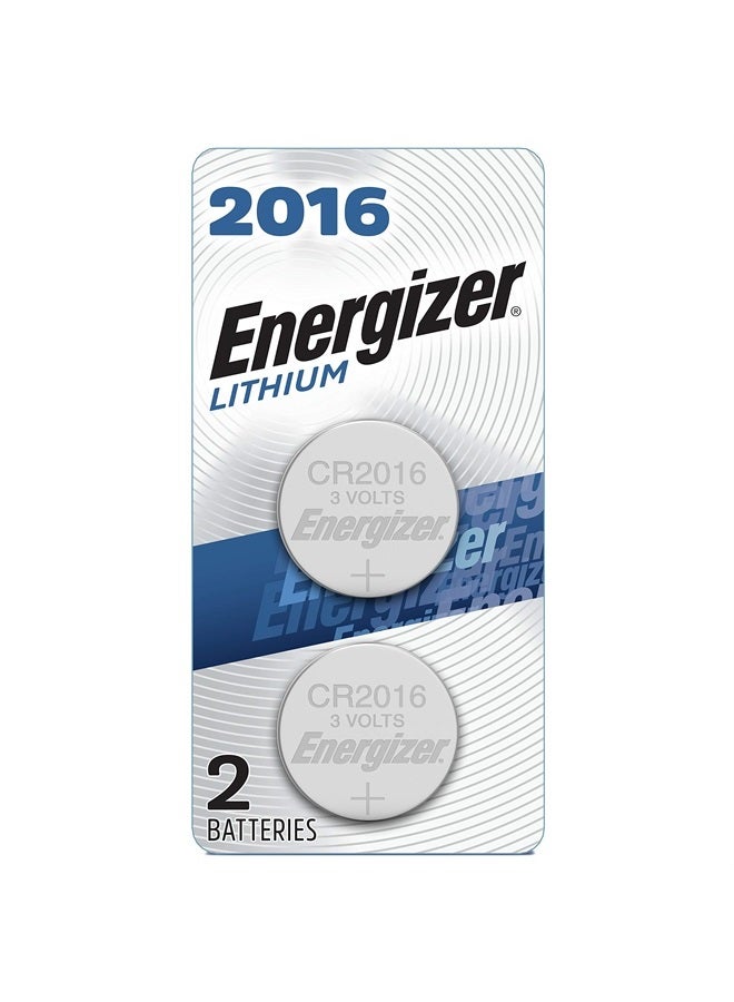 2016 Batteries, 3 Volt Battery Lithium Coin, 2 Count