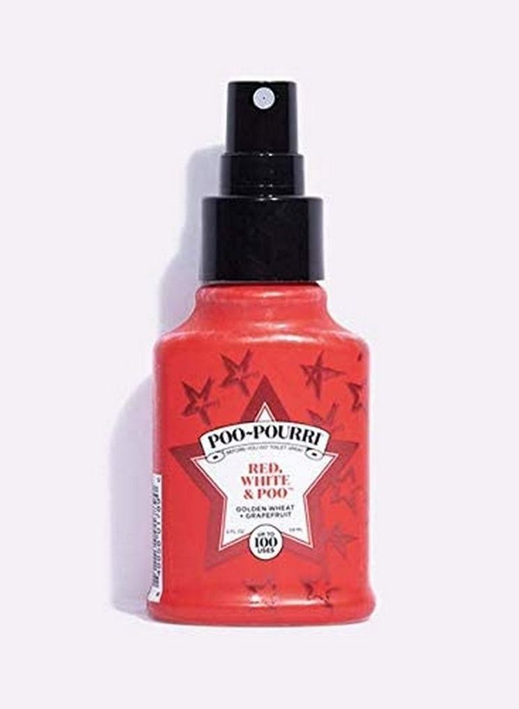 Limited Edition Freedom Collection Red White & Poo Toilet Spray 59 ml