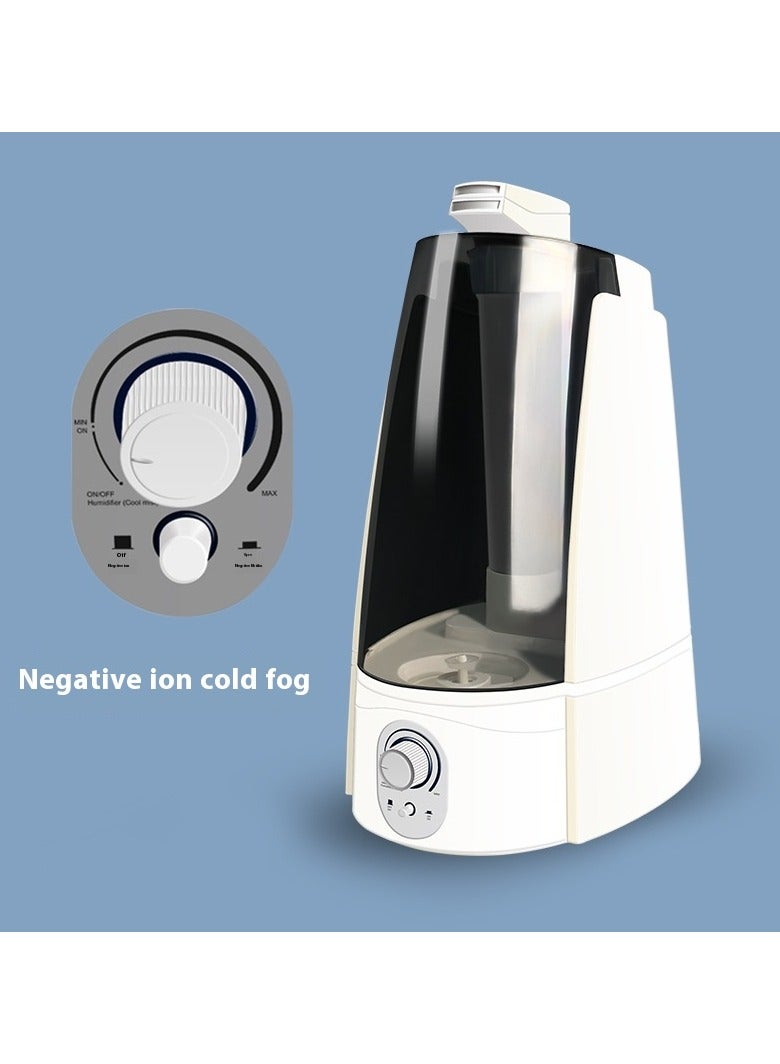 5L fog ultrasonic air heating humidifier home large capacity indoor office bedroom dual spray