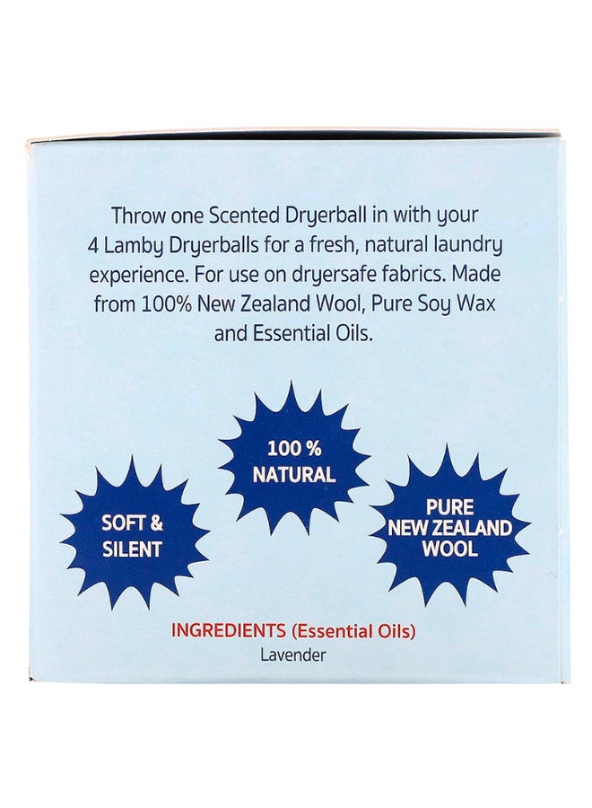 Lavender Scented Dishwasher Dryerball White/Blue