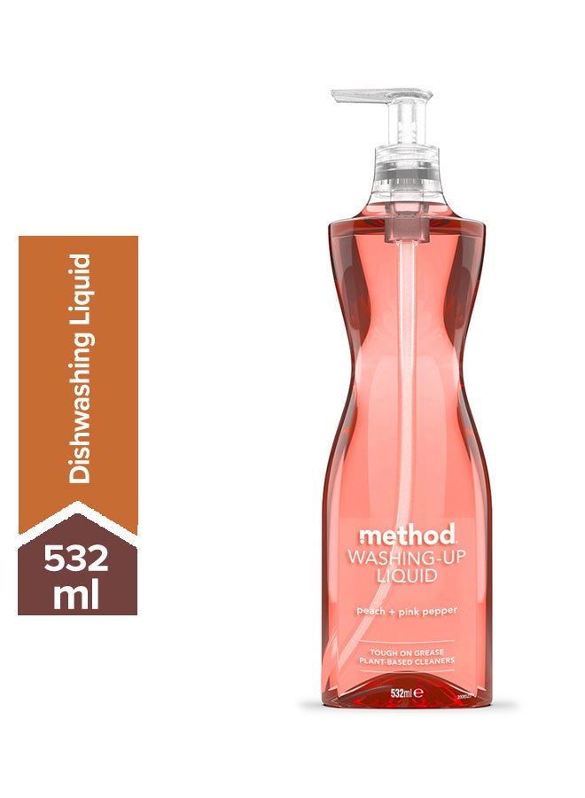 Wash-Up Liquid Peach And Pepper Pink 532ml