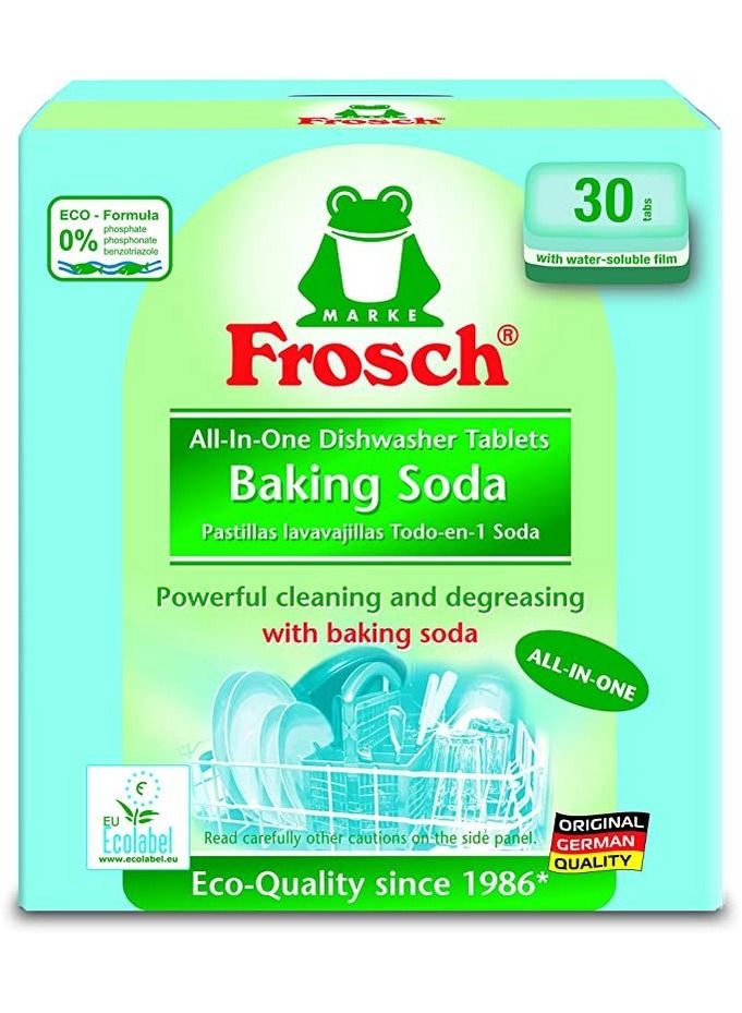 Frosch Baking Soda Automatic Dishwasher 30 Tablets