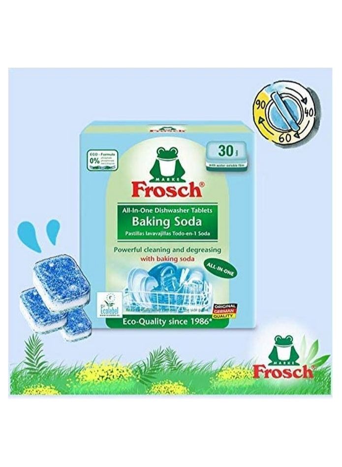 Frosch Baking Soda Automatic Dishwasher 30 Tablets