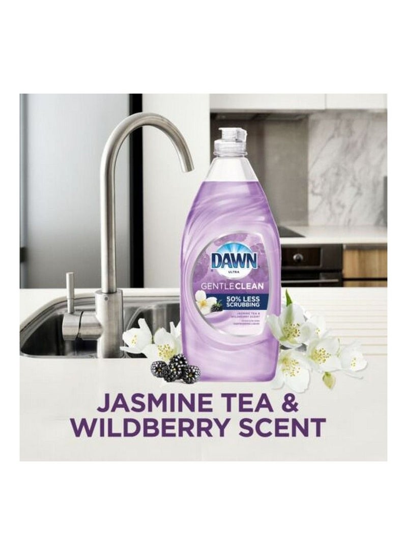 Ultra Gentle Clean Liquid Dish Soap Jasmine Tea & Wildberry 16.2 Oz