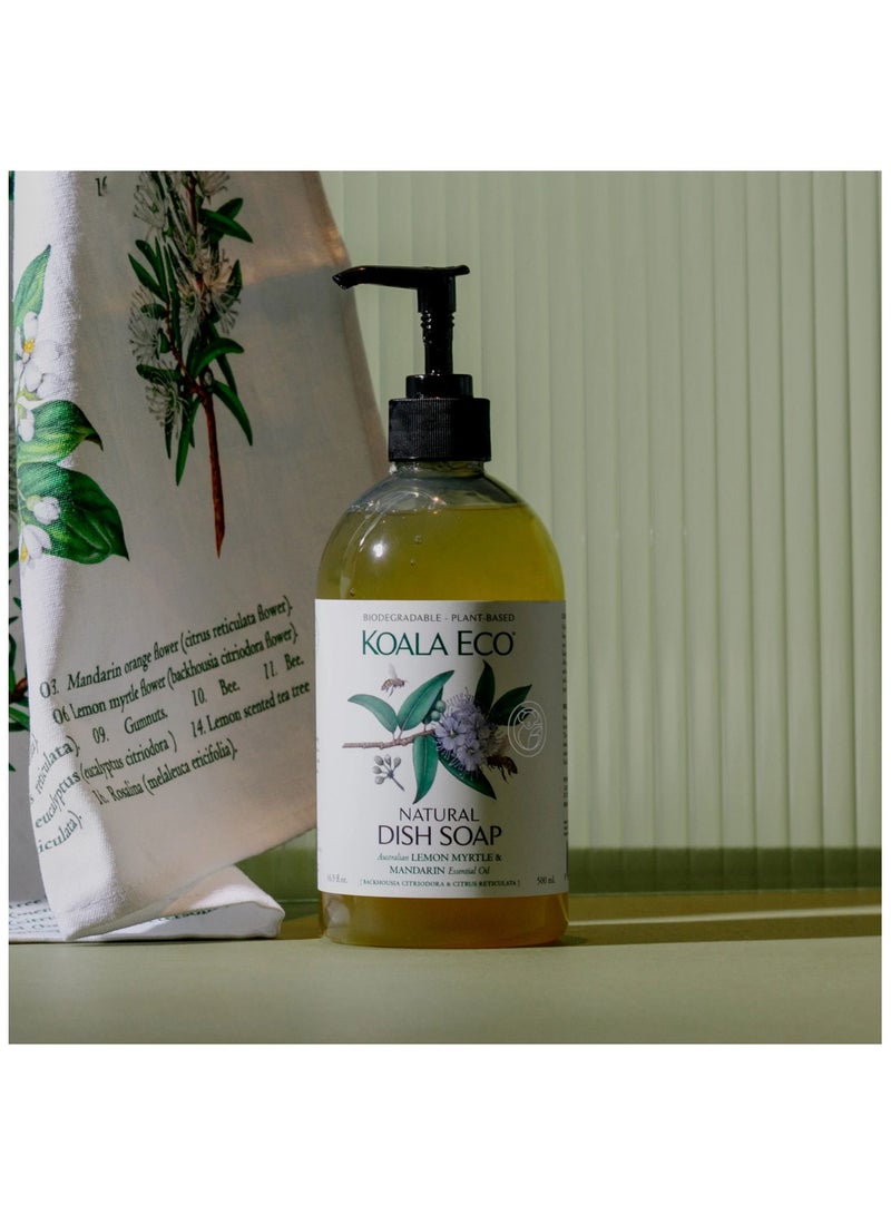 Lemon Myrtle & Mandarin Essential Oil DISH SOAP 500ML