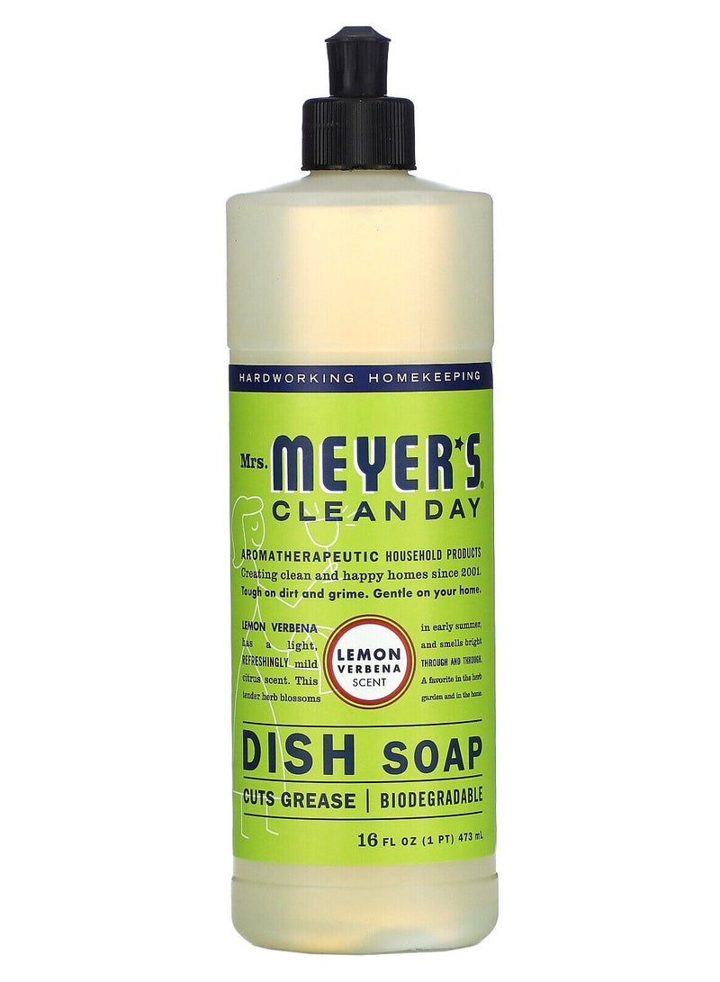 Liquid Dish Soap, Lemon Verbena Scent 473 ML