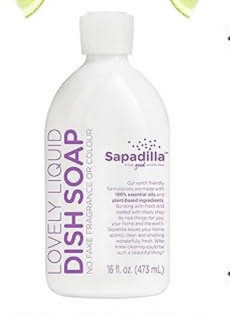 Liquid Dish Soap Sweet Lavender & Lime 473 ML