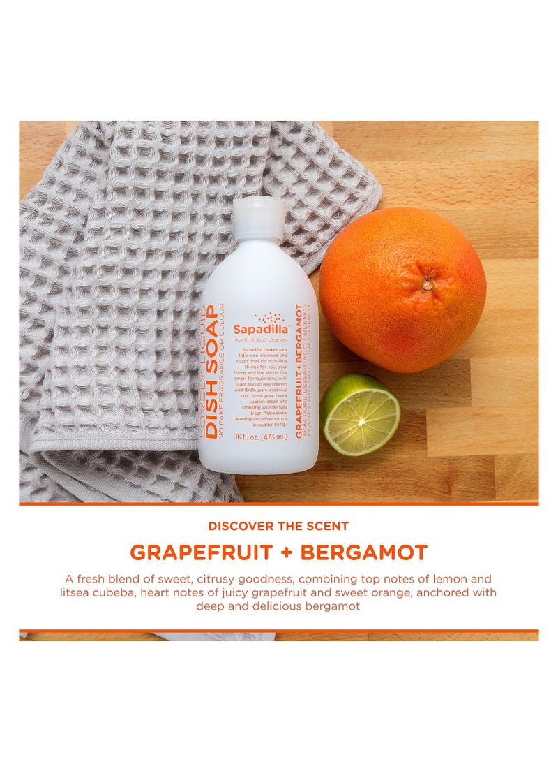 Liquid Dish Soap Sweet Grapefruit & Bergamot 473 ML