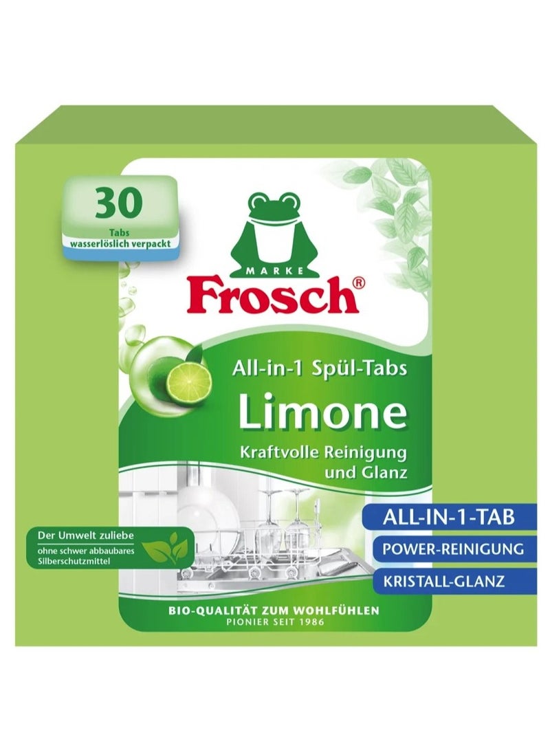 Frosch, Dishwasher tablets All-in-1 Green Lemon 30pcs