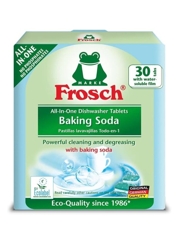 Frosch Baking Soda Automatic Dishwashing Tabs - 30x18g