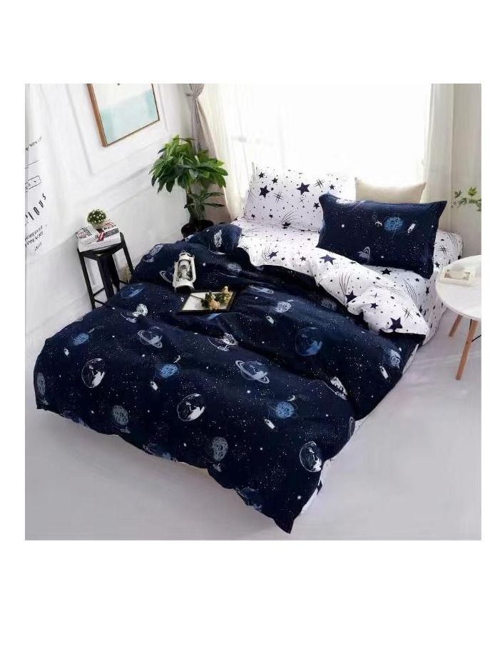 Nordic Single size Bedding Set Luxury Bed Sheets for Children with fixed Quilt Soft cotton Comforter sets