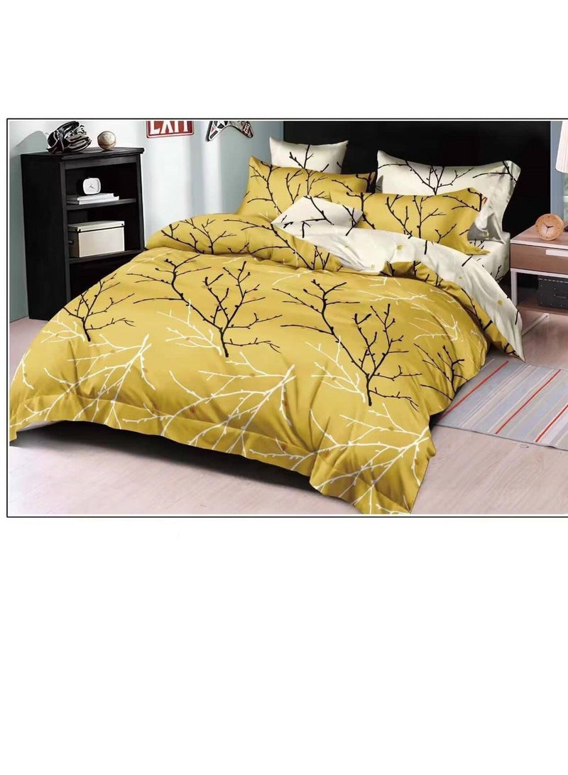 Single size Bedding Set Luxury Bed Sheets for Children with fixed Quilt Soft cotton Comforter sets