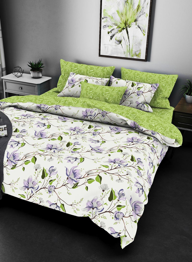 Amali High Quality PolyCotton Bed sheet Single Set Including 1 Duvet Cover 1 Fitted Sheet and 2 Pillow Covers bedding for Home