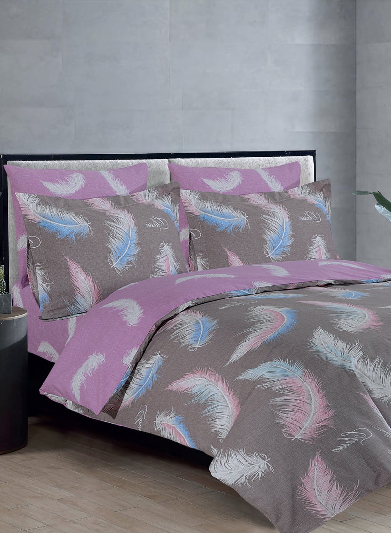 Amali Complete Single Bed Set including 1 x Duvet Cover 160cm x 220cm 1 x Fitted Sheet 120 x 200 + 35cm with 1 x Pillow Cases 50 x 75cm and 1 x Oxford Pillowcase