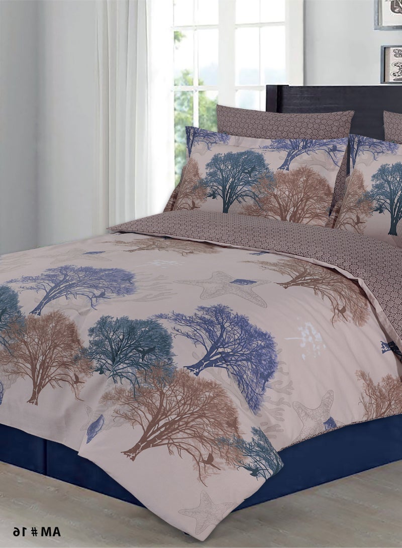 Amali Complete Single Bed Set including 1 x Duvet Cover 160cm x 220cm 1 x Fitted Sheet 120 x 200 + 35cm with 1 x Pillow Cases 50 x 75cm and 1 x Oxford Pillowcase