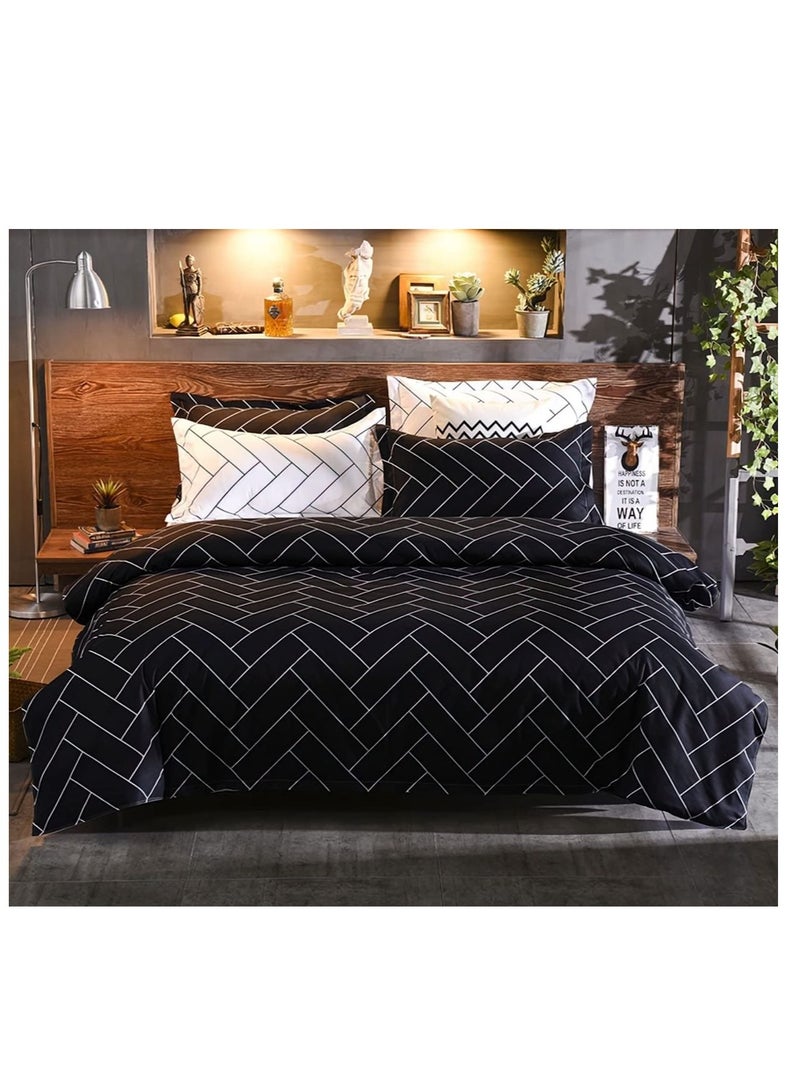 6Pcs Bedding Set Solid Color Luxury Bedding Duvet Cover Set King Size Bed Set King Size Set