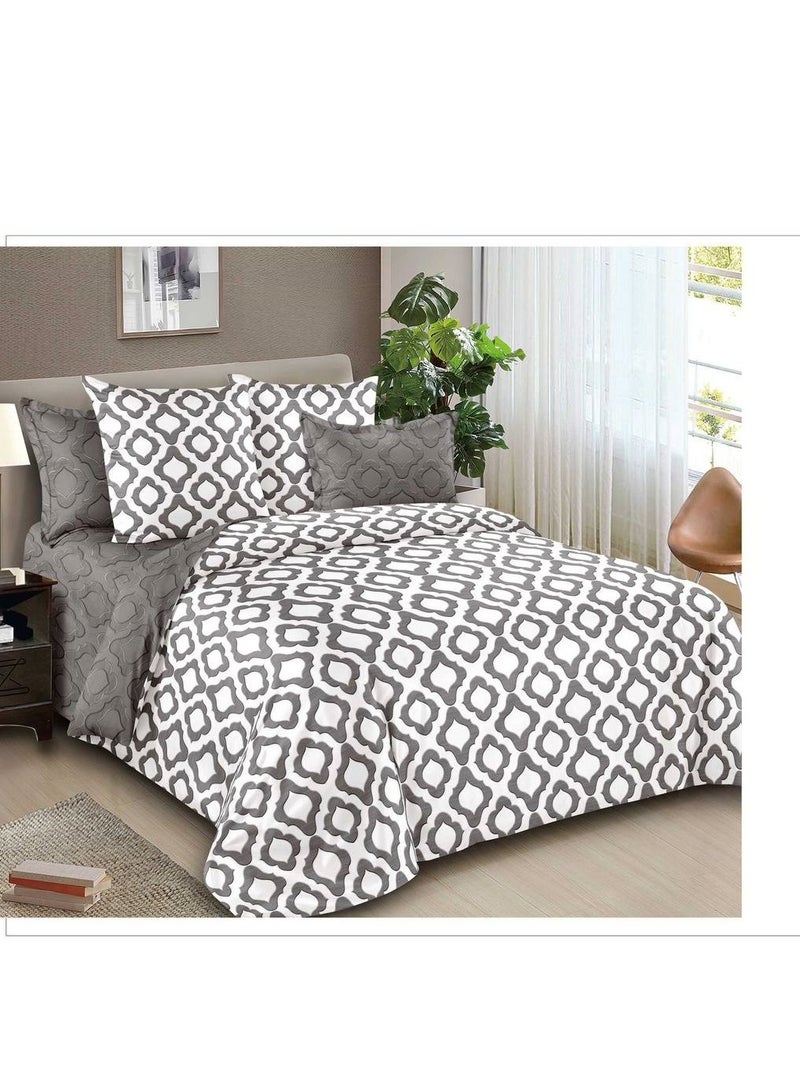 6Pcs Bedding Set Solid Color Luxury Bedding Duvet Cover Set King Size Bed Set King Size Set
